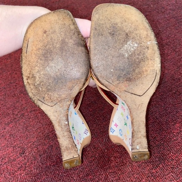 Authentic Louis Vuitton Multicolor Wedges - Picture 4 of 8